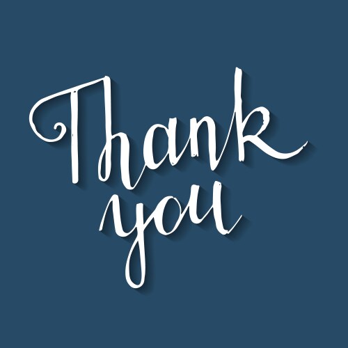 A thank you message to primary